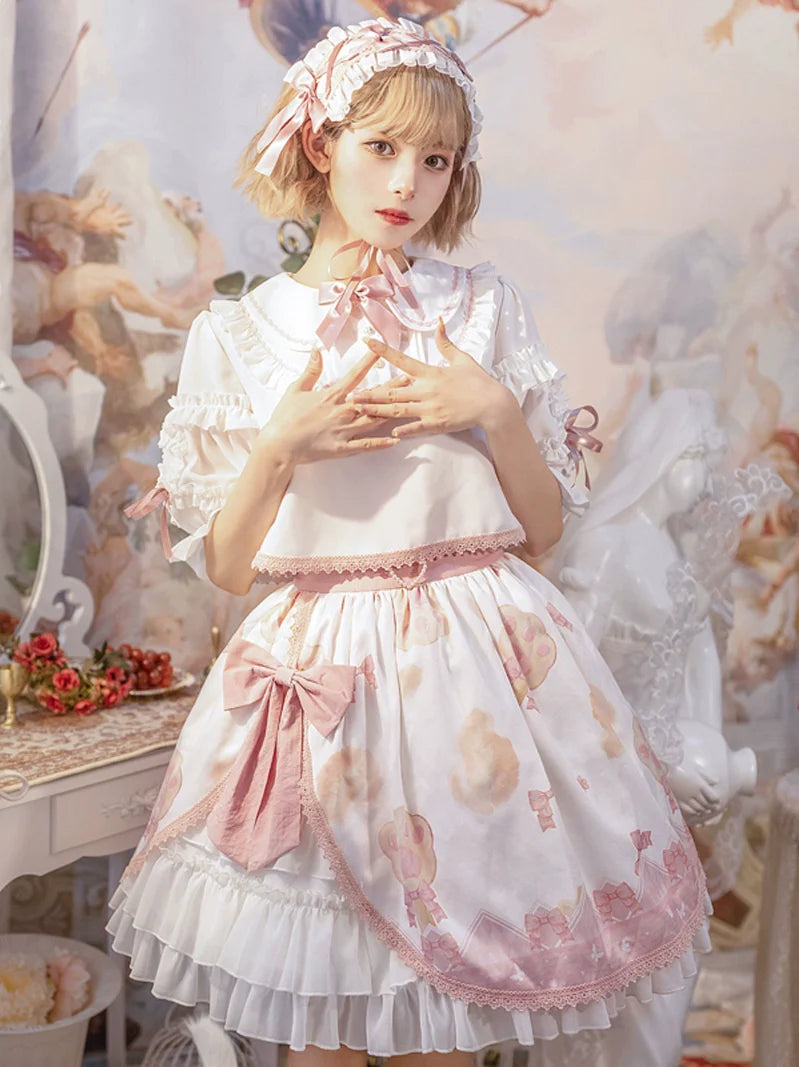 Girly Tops Sweet Lolita Short