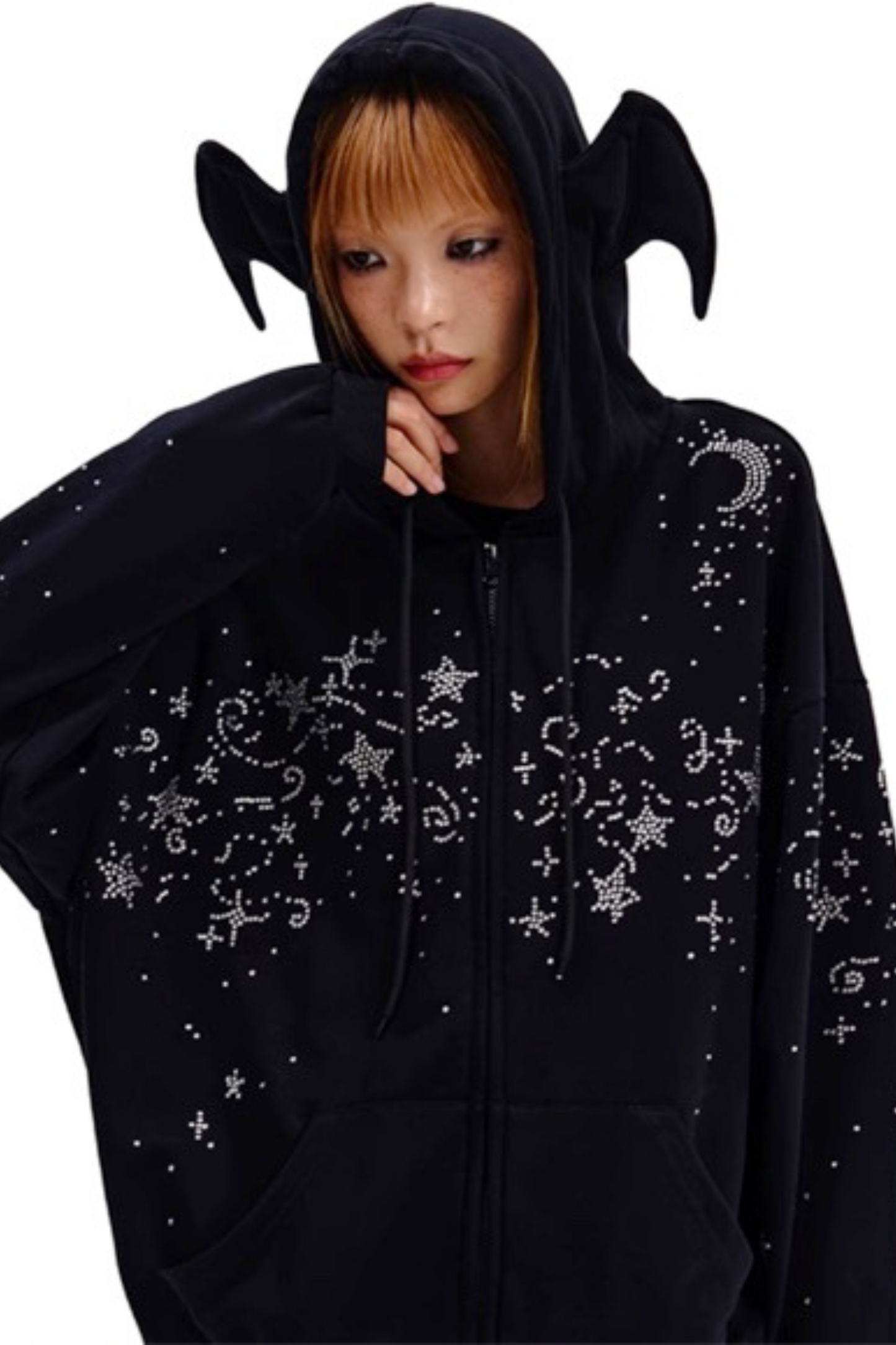 Hoodie Starry Sweatshirt Diamond