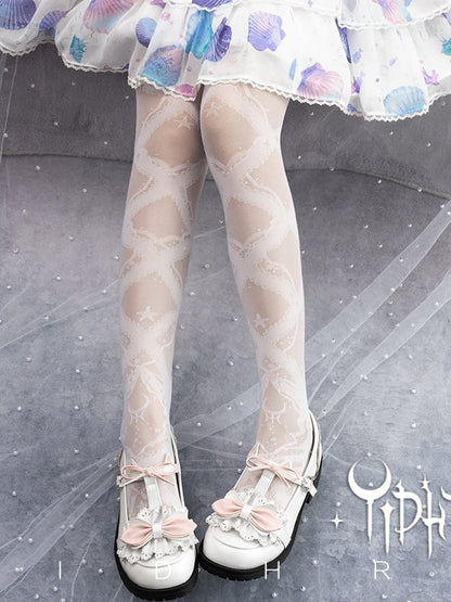 Starfish and Gravel Summer Lolita Tights