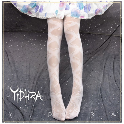 Starfish and Gravel Summer Lolita Tights