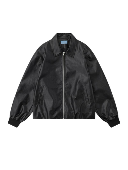 Jacke Street American Loose Leder