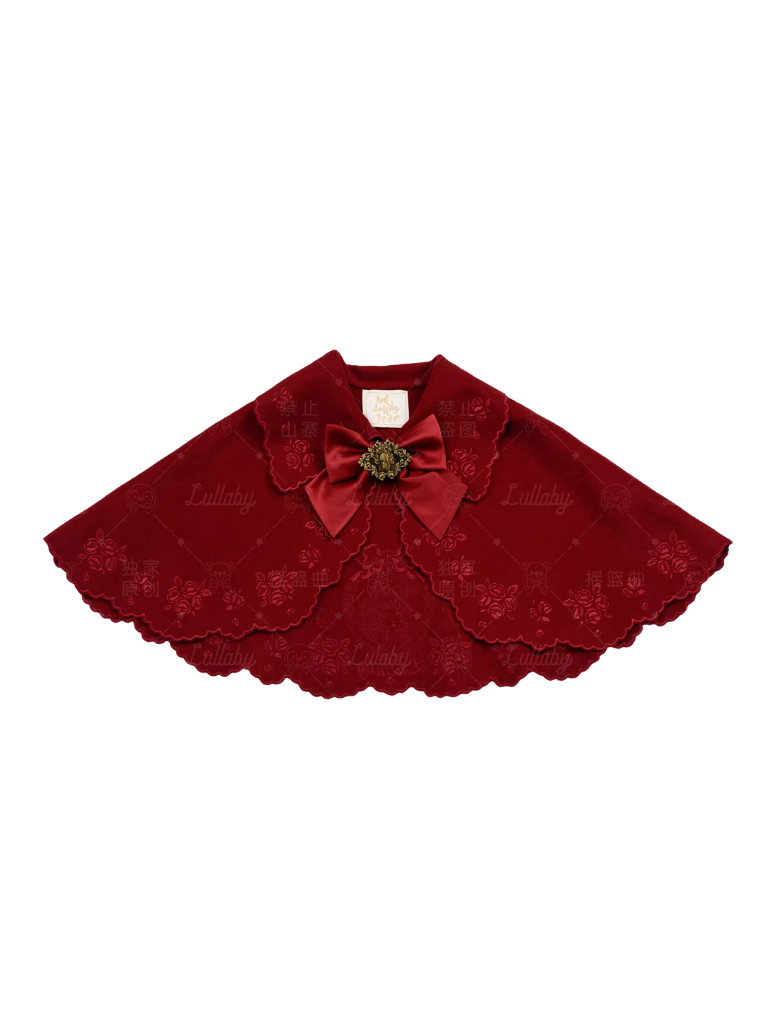 Lolita Cape Dry Doll Antique Embroy Cape
