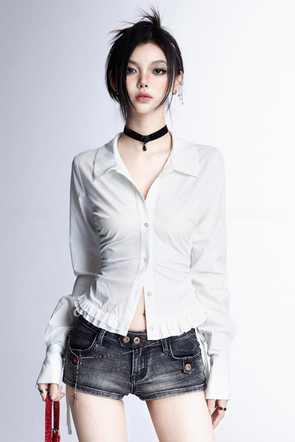 waist pants slim Low fit hot