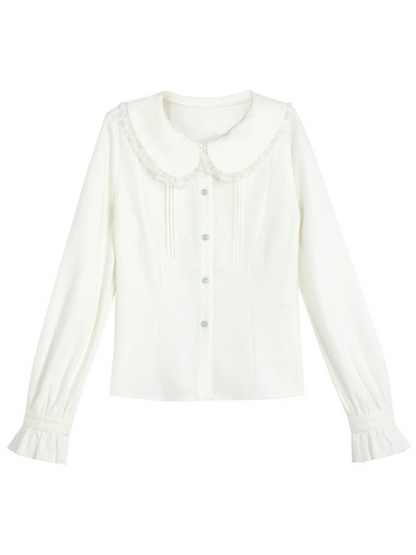 Ensemble Bellflower, robe chemise, jupe et gilet