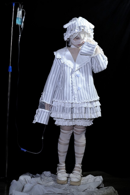 21 Tops Band Eye Subkultur für Stripe the Around Angels Reservierungen: Shorts Mask World👼Medical June Deadline Night Hair + Hat