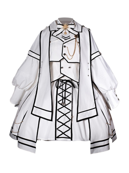 Lolita Armee Urteil Uniform Ritter Militär Set Niedrig