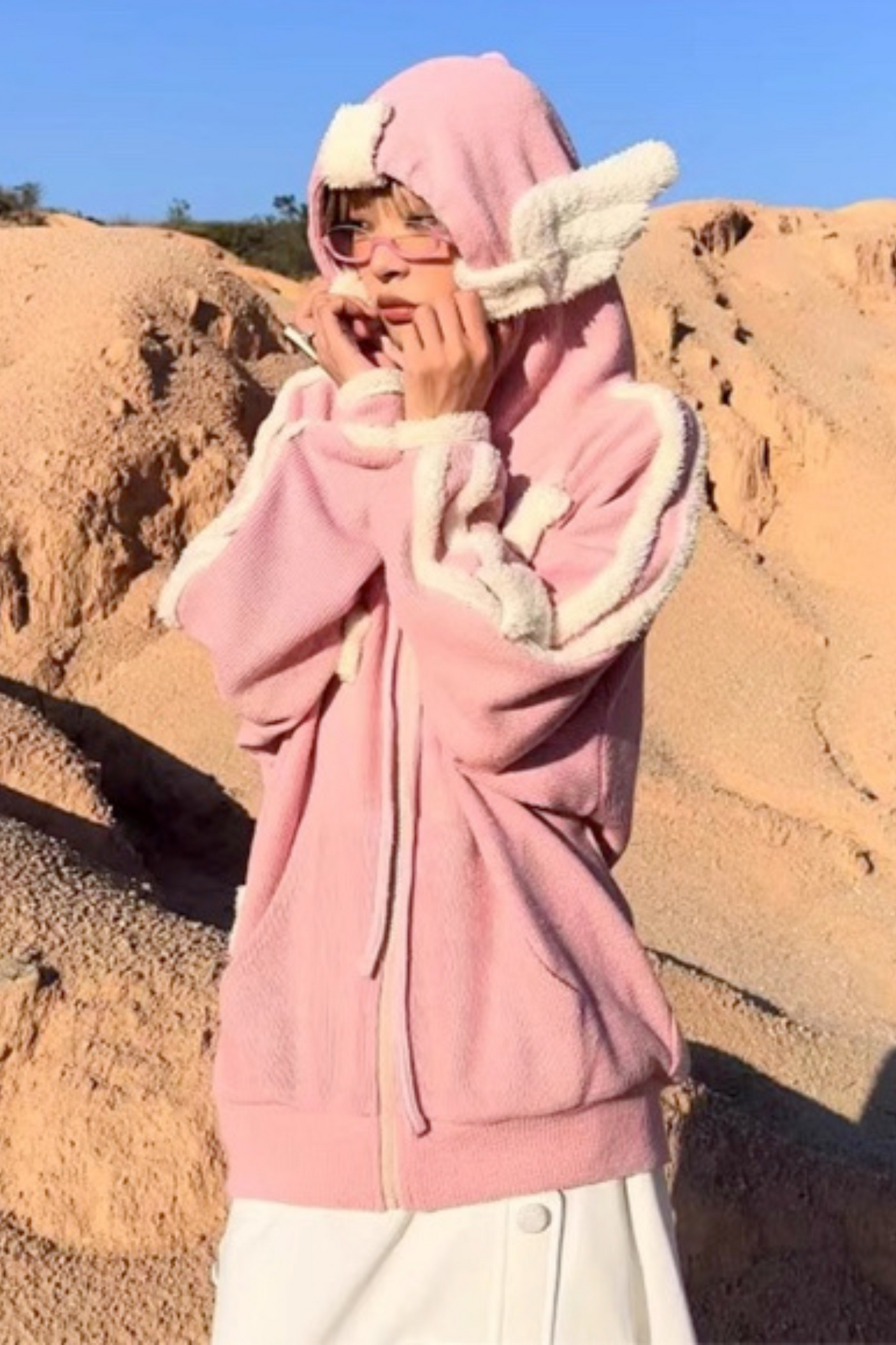 Rosa Jacke Angel Knit