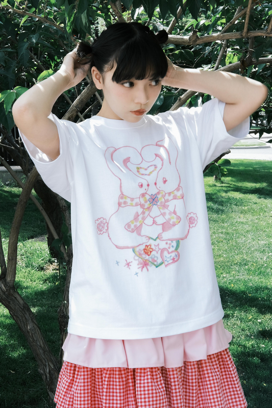 Star Print T-Shirt Love
