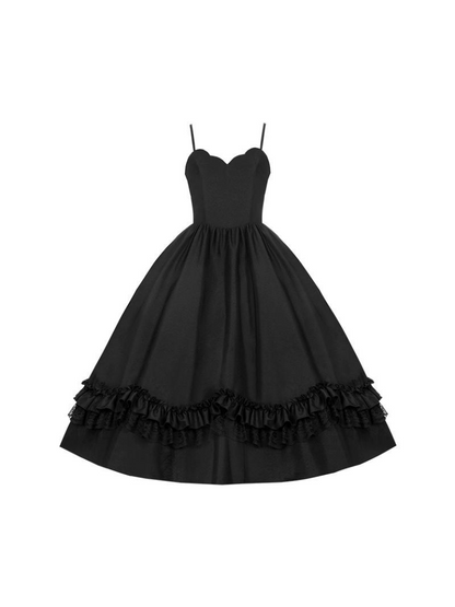 Robe veste suspendue à manches symphoniques style gothique nuit courte longue