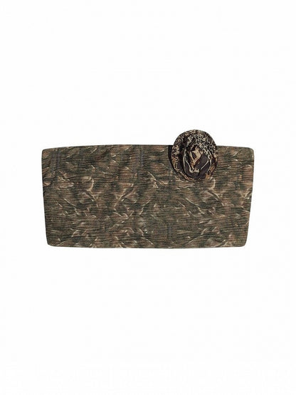 Corsage With Punk Brown Studded Tube Top