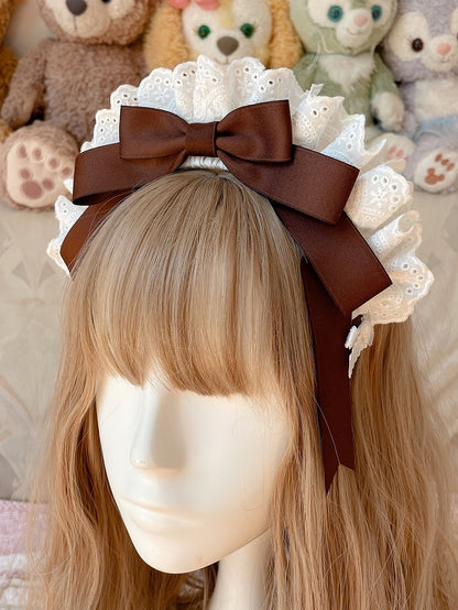 Lace Options and KC – White 9 Trim Color Bowknot