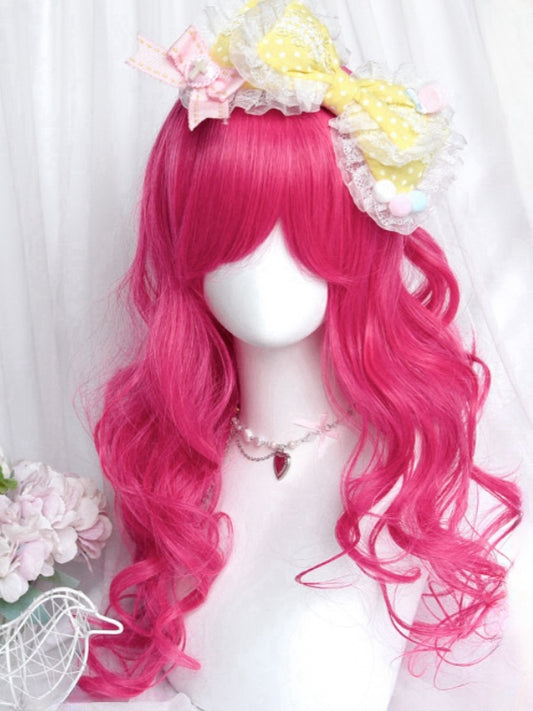 My Little Pony Pinkie Pie Vibes Rose Pink Long Wavy Wig With Bangs