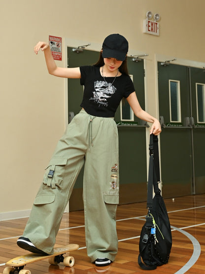 Zootopia Green Nick High Waist Cargo Pants