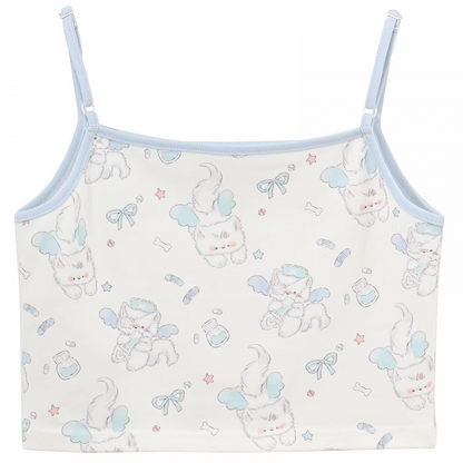 Sweet Blue/White Cami Top
