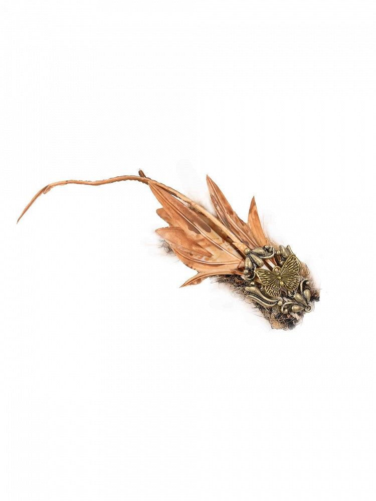Brown Hairclip Leaf