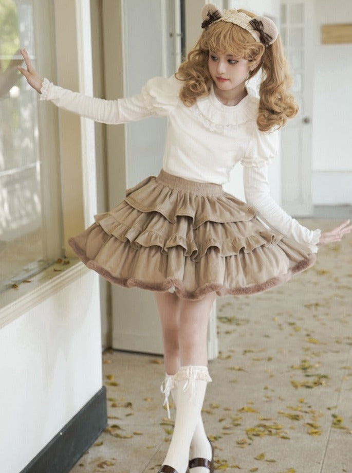 Coco Coat Dress Volume Girly Ruffle + Skirt Diary
