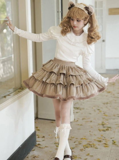 Coco Coat Dress Volume Girly Ruffle + Skirt Diary