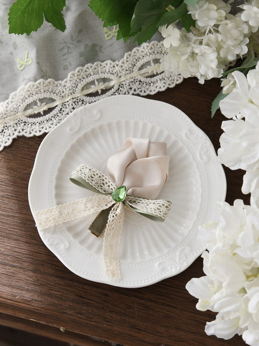 Hairclip Bud Ivory