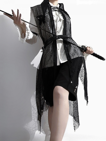 Lolita Collar Ouji Pointed Shirt Style Prince White
