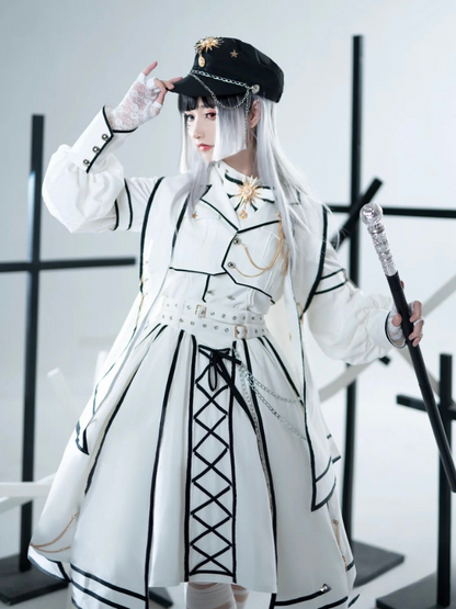 Lolita Armee Urteil Uniform Ritter Militär Set Niedrig