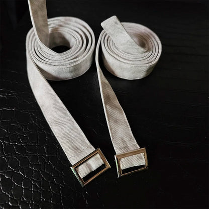 ブラック / ストラップ グレーバックル