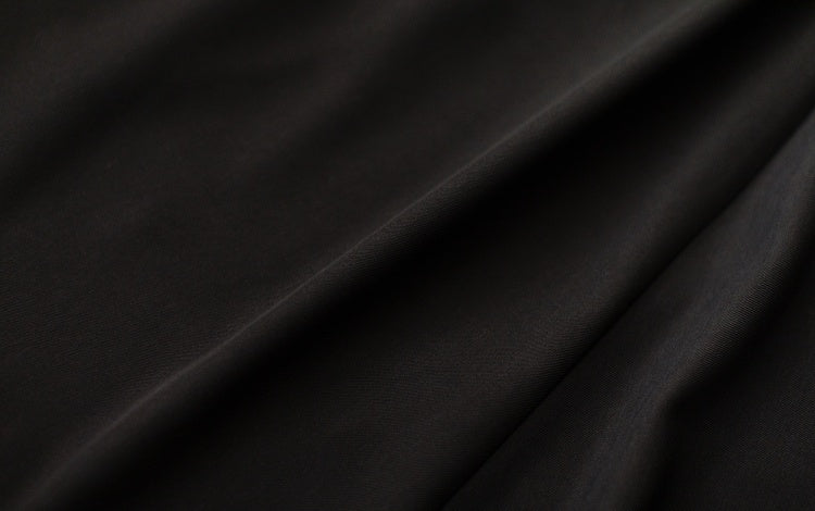 Black Retro Elegant Front Bronze-tone Buttons Placket Classic One Piece