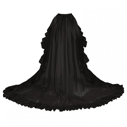 トリミングトレインフロア / レッドフラウンス丈ブラック