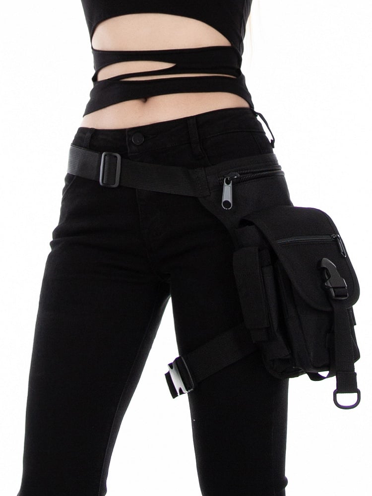 Black Waist Bag