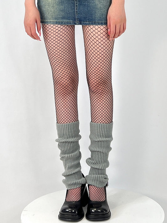 Small Y2K Tights Black/White Version Fishnet