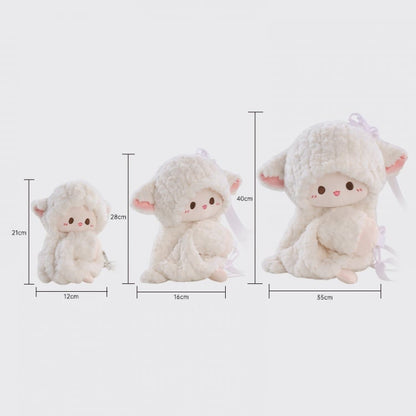 Cute Little Lamb White Plush Backpack/Crossbody