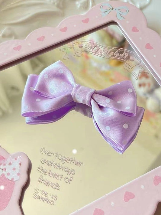 Musteroptionen 10 Farbbrosche Bowknot Polka-dot