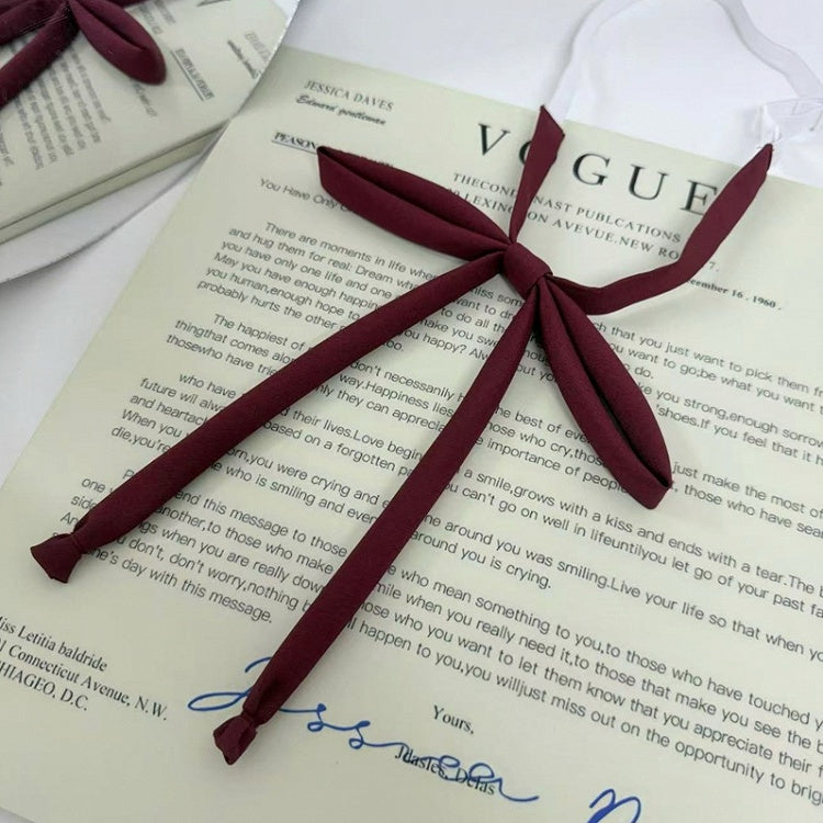 9 Options Matte Color Uniform Tie JK Bow