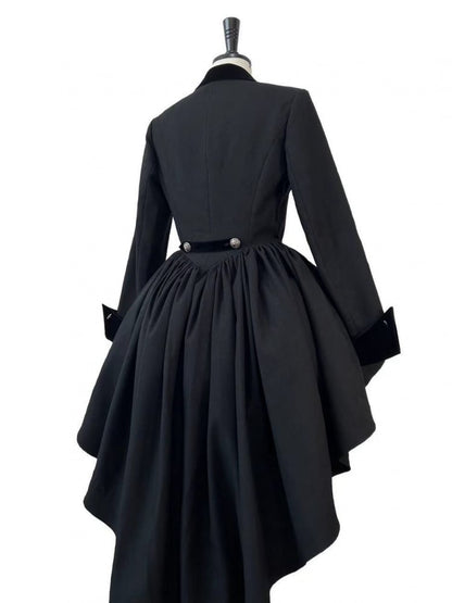 Black Ouji Fashion Gothic Lolita Tail Blazer