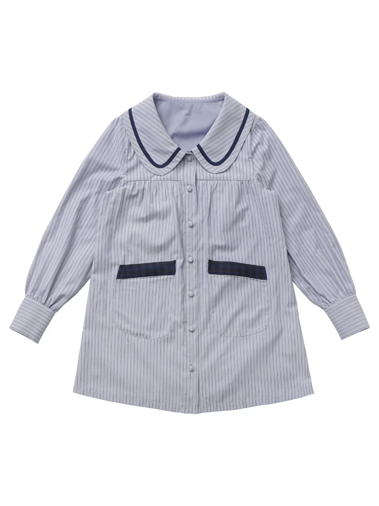 襟付きカレッジシャツ ドール哲学詩スーツ カルスカート