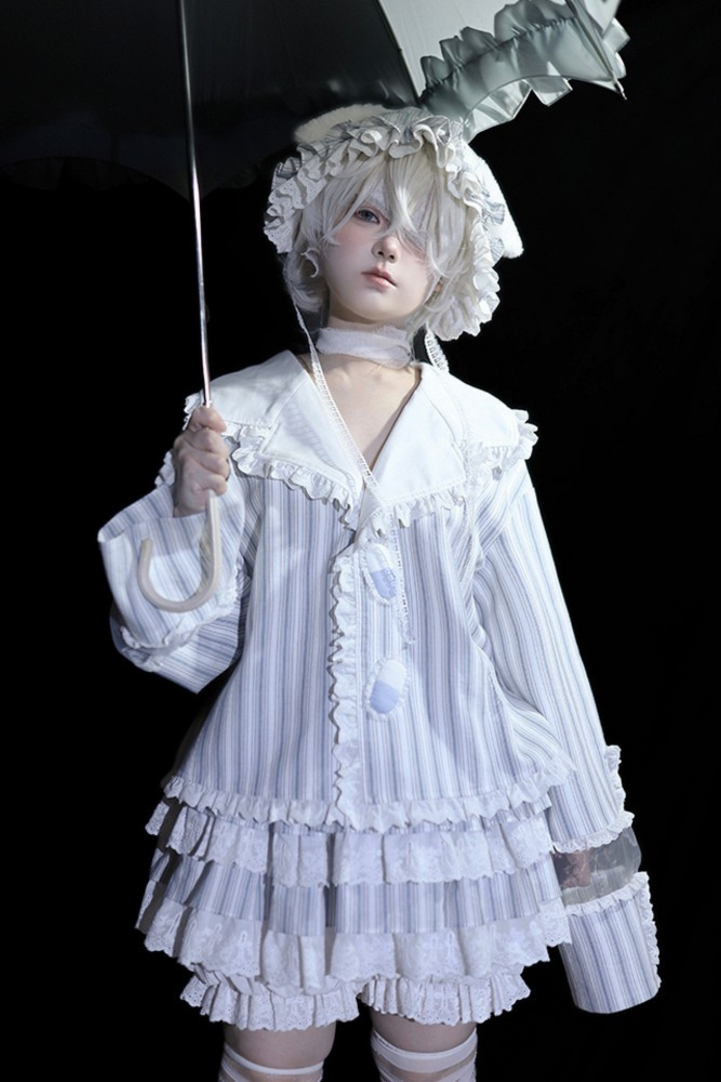 21 Tops Band Eye Subkultur für Stripe the Around Angels Reservierungen: Shorts Mask World👼Medical June Deadline Night Hair + Hat