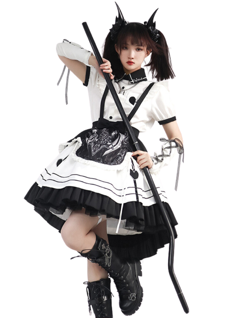 Maid Set-Up Lolita English Dress