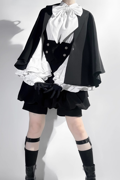 Cute + Retro Shorts Elegant Shirt Ribbon Prince Reservations Tail Dark