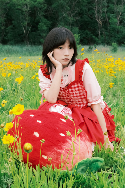 Pulloverrock Schürze Herz Hase