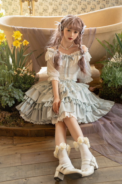 Skirt Top Sweet Cute Daily Doll + Lolita