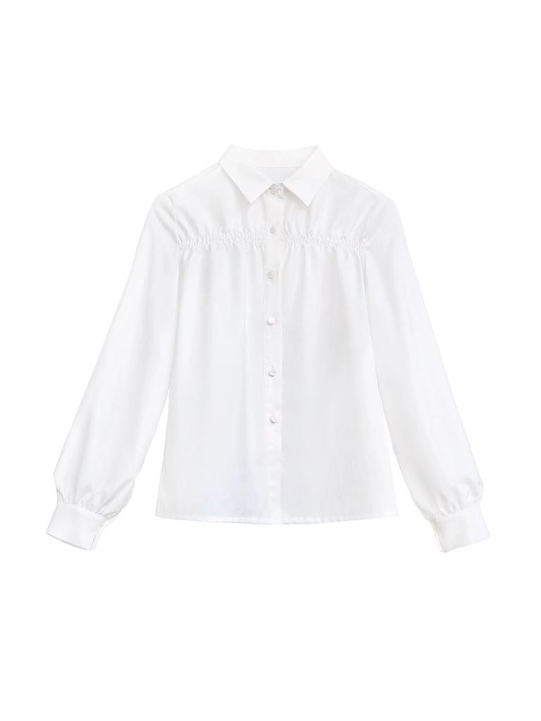 Ensemble chemise Berry à manches longues et manches bouffantes, jupe à nouer et tutu à bretelles