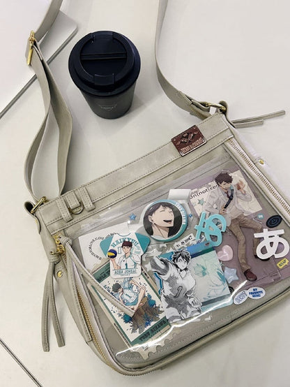 Gray Wasteland Punk Large Volume Ita Bag