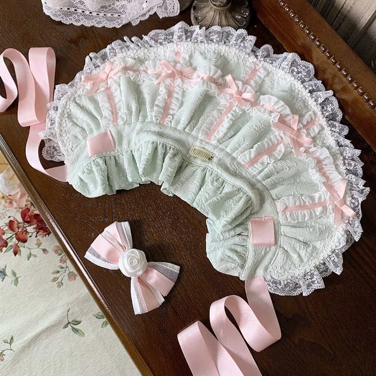 White / Pink / Blue / Green Lolita Bonnet