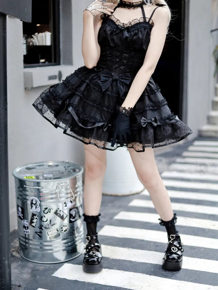 Sweetheart Piece Kuro Neckline One Black Dress Slip