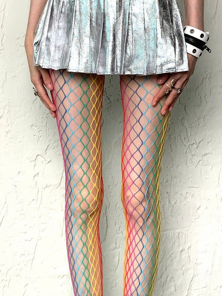 Regular Tights Fishnet Colorful Y2K Version