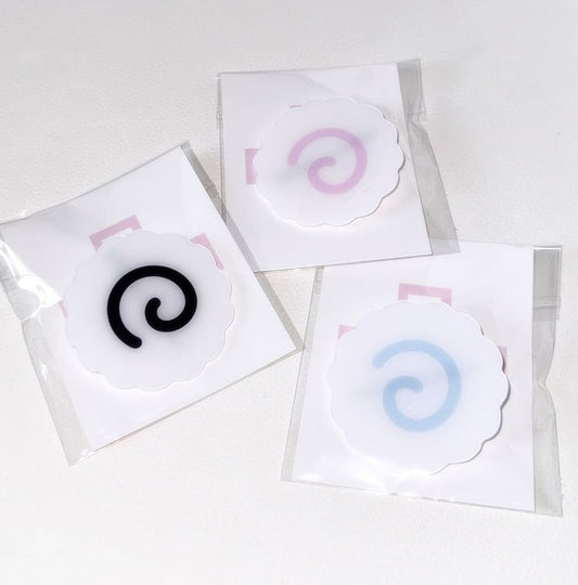 6CM Black/Pink/Blue Yume Kawaii Hairclip