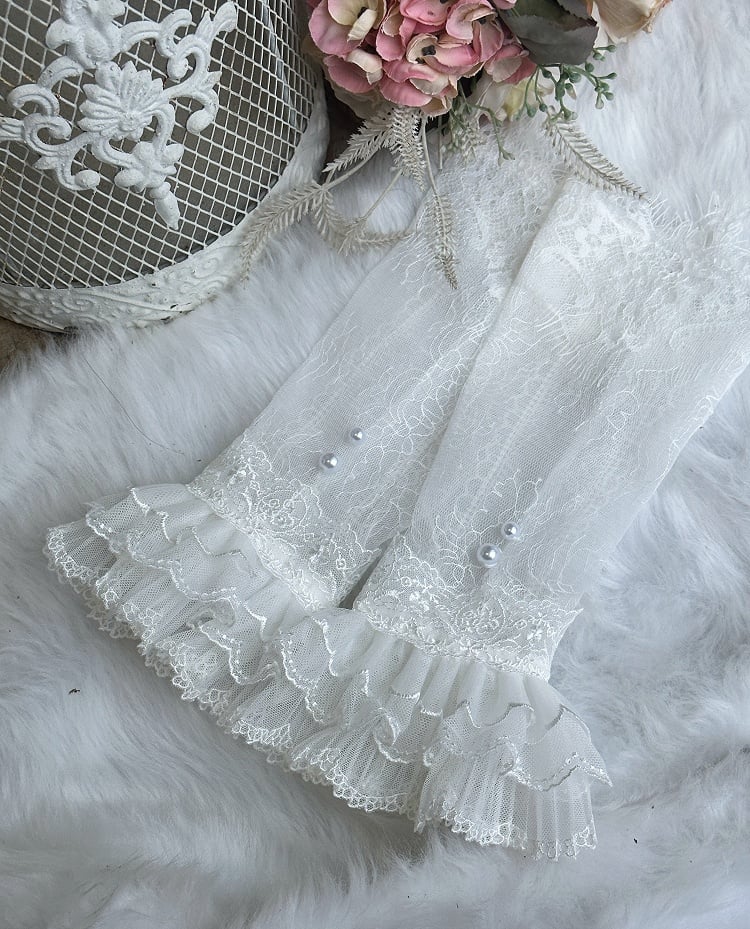 Robe de mariée élégante blanche Rosette Hanayome Lolita JSK, ensemble complet