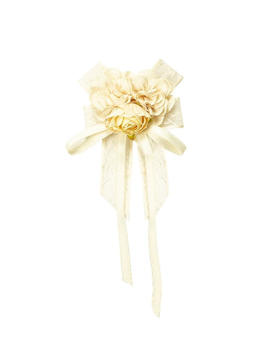Hairclip Floral Apricot