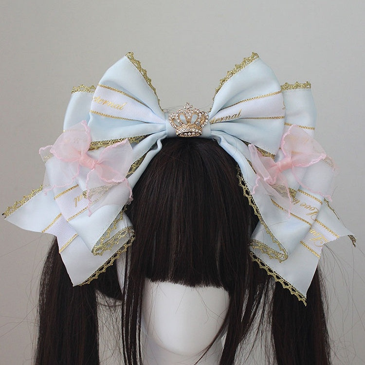 Nœud papillon décoré de couronne KC