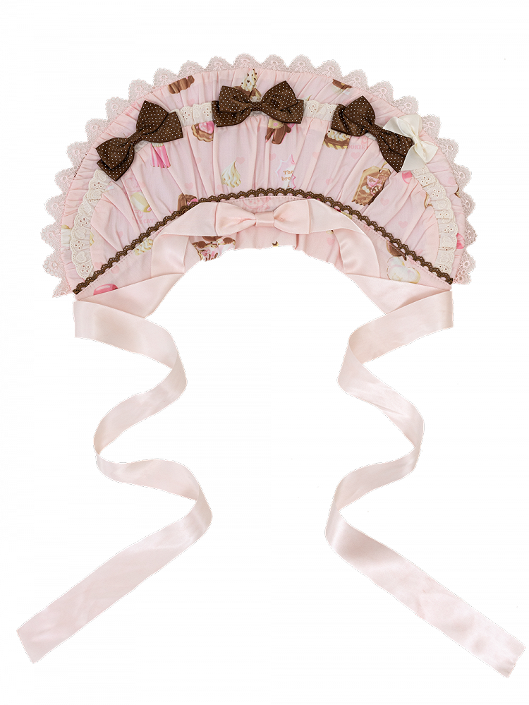 Green Bonnet Pink Mint / Lolita Sweet