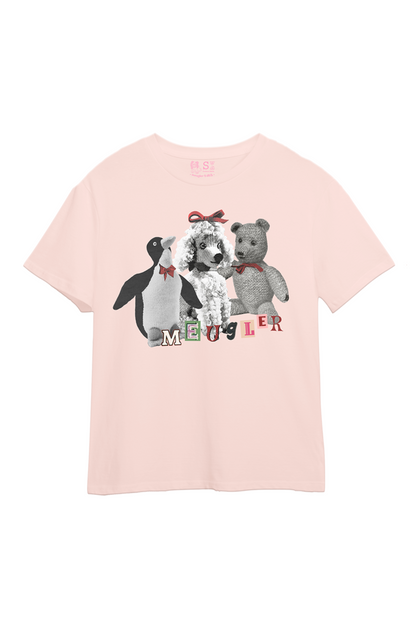 Bär Pinguin Collage Vintage T-Shirt